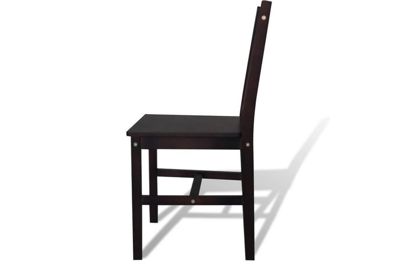 Spisebordsstole 4 Stk. Brun - Brun - Møbler - Stole - Armstole