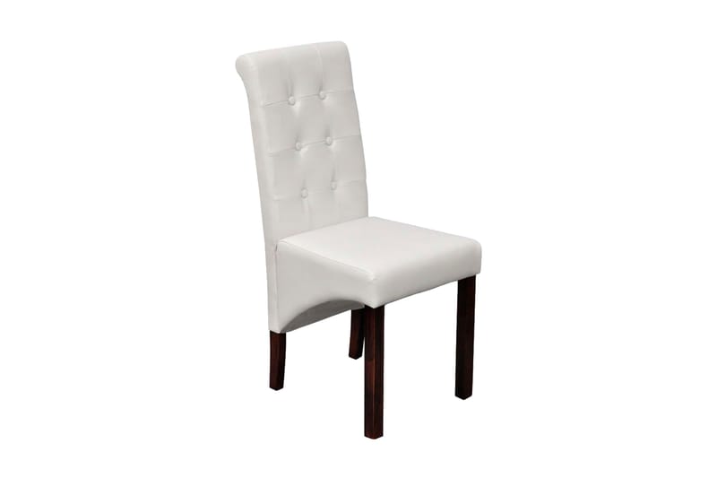 Spisebordsstole 4 Stk. Hvid - Hvid - Møbler - Stole & lænestole - Spisebordsstole & køkkenstole
