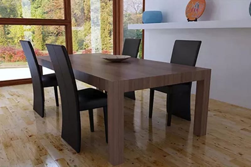 Spisebordsstole 4 Stk. Mørkebrun - Brun - Møbler - Stole & lænestole - Armstole