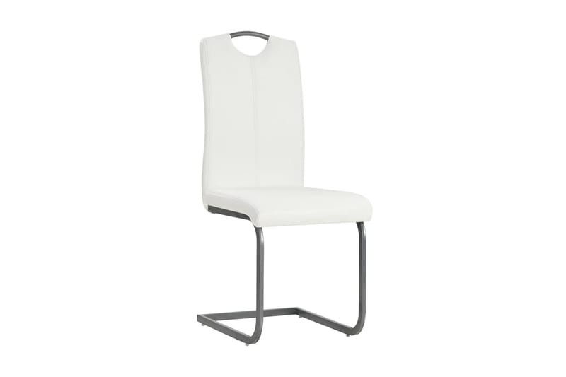 Spisebordstole 6 Stk. Kunstlæder 43 X 55 X 100 Cm Hvid - Hvid - Møbler - Stole & lænestole - Spisebordsstole & køkkenstole