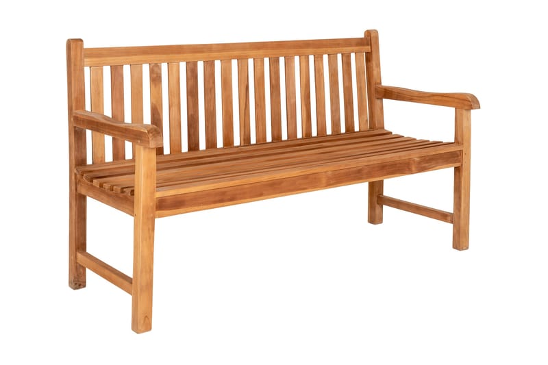 Cabourg Bænk 150 cm - Teak - Møbler - Stole & lænestole - Bænke - Bænk med ryglæn