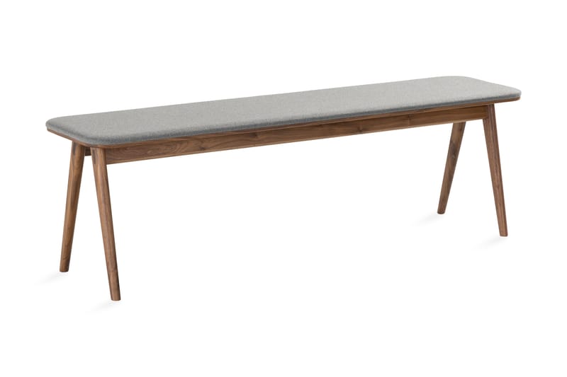 Jerup Bænk 150 cm Massivt Eg - Brun - Møbler - Stole & lænestole - Spisebordsstole & køkkenstole