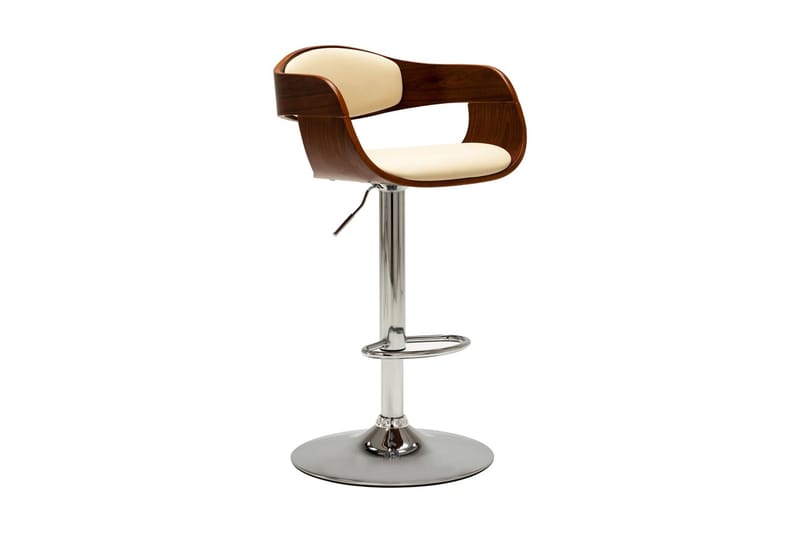 spisebordsstol bøjet træ og kunstlæder - Møbler - Stole & lænestole - Barstole