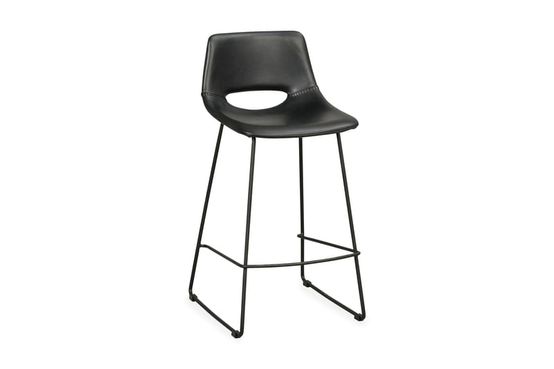 Sprouq barstol kunstlæder - Sort - Møbler - Stole & lænestole - Barstole