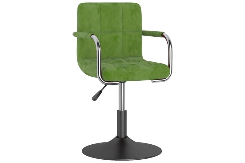 drejelig kontorstol fløjl lysegrøn - Grøn - Møbler - Stole - Kontorstole & skrivebordsstole