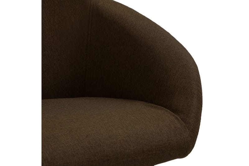 drejelig kontorstol stof Mørkebrun - Brun - Møbler - Stole & lænestole - Kontorstole & skrivebordsstole