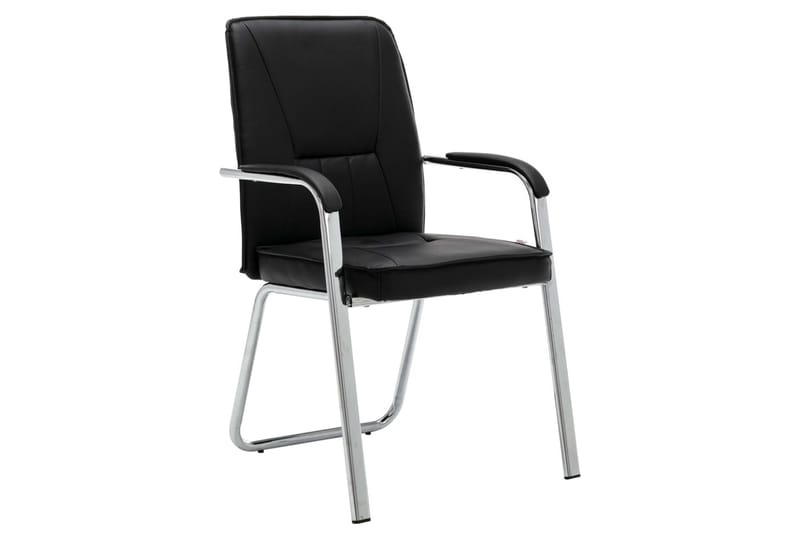 kontorstol kunstlæder sort - Sort - Møbler - Stole & lænestole - Kontorstole & skrivebordsstole