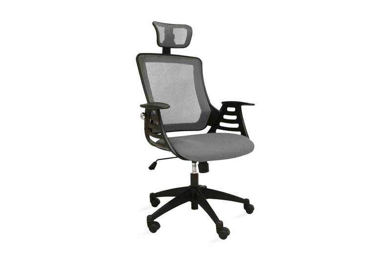 Kontorstol MERANO med nakkestøtte 645x49x96-103 grå - Møbler - Stole & lænestole - Kontorstole & skrivebordsstole