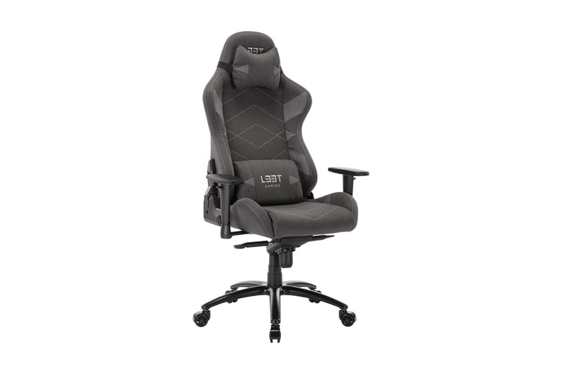 L33T-Gaming Elite V4 Gamingstol (canvas) - mørk - L33t Gaming - Møbler - Stole & lænestole - Kontorstole & skrivebordsstole