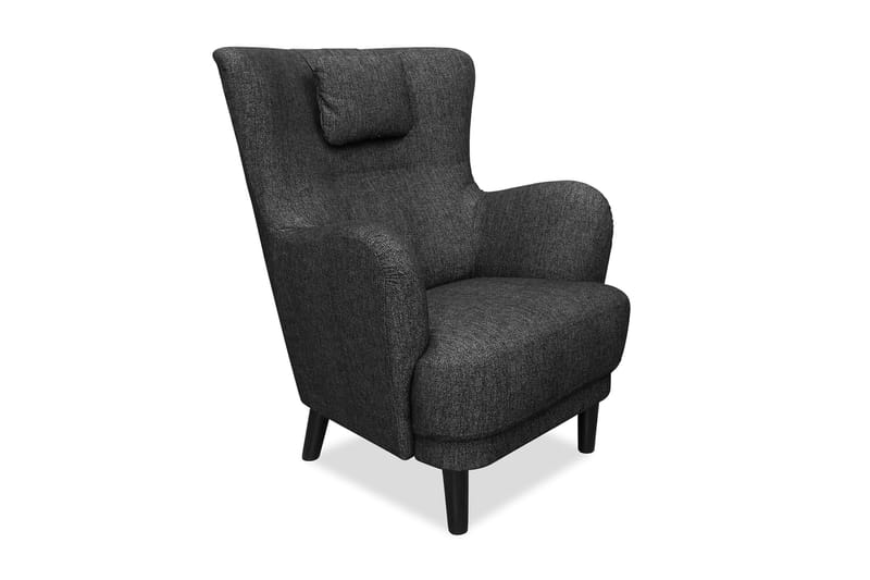 Omega Lænestol - Sort - Møbler - Stole & lænestole - Lænestole - Øreklapslænestol