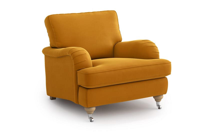 Caramen Lænestol - Gul/Guld - Møbler - Stole & lænestole - Lænestole - Howard lænestol