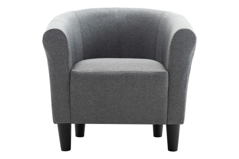 lænestol 70 x 56 x 66 cm stof lysegrå - Møbler - Stole & lænestole - Lænestole - Klubstol
