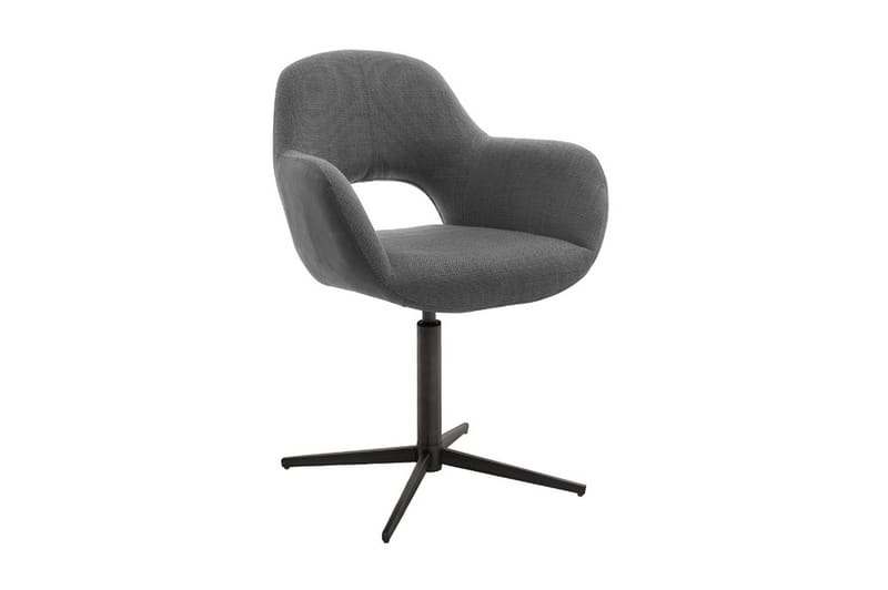 Novato Spisebordsstol 2 stk - Antracit/Sort - Møbler - Stole & lænestole - Lænestole - Klubstol