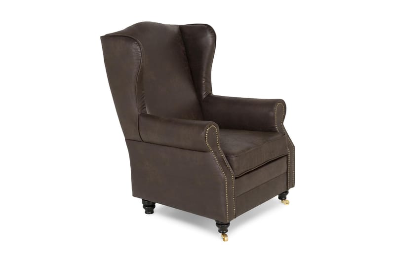 Amiral Lænestol - Vintage stof - Møbler - Stole & lænestole - Lænestole - Læderstol