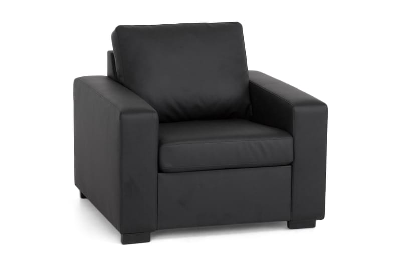 Crazy Lænestol - Sort Kunstlæder - Møbler - Stole & lænestole - Lænestole