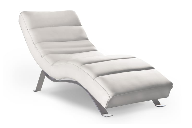 Cardana lænestol læder - Beige / grå - Møbler - Stole & lænestole - Lænestole - Liggestol