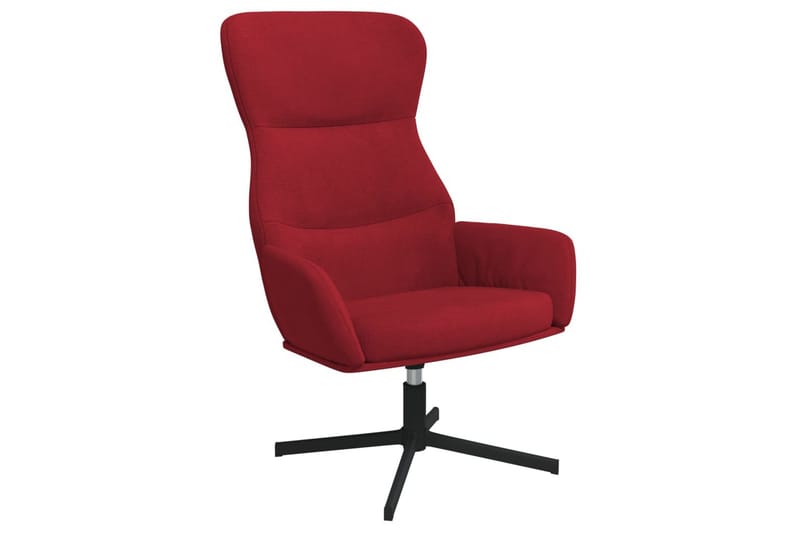 lænestol fløjl vinrød - Rød - Møbler - Stole & lænestole - Lænestole - Liggestol