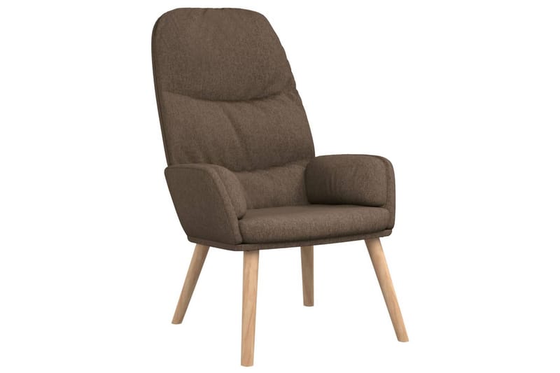 lænestol stof gråbrun - Gråbrun - Møbler - Stole & lænestole - Lænestole - Liggestol