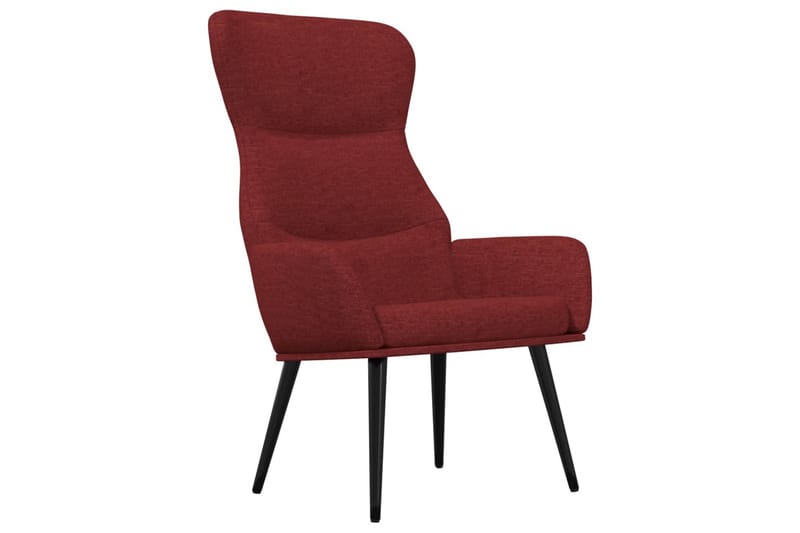 lænestol stof vinrød - Rød - Møbler - Stole & lænestole - Lænestole - Liggestol