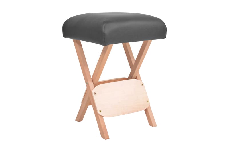 foldbar massagestol med 12 cm tykt sæde sort - Sort - Møbler - Stole & lænestole - Lænestole - Massagestol