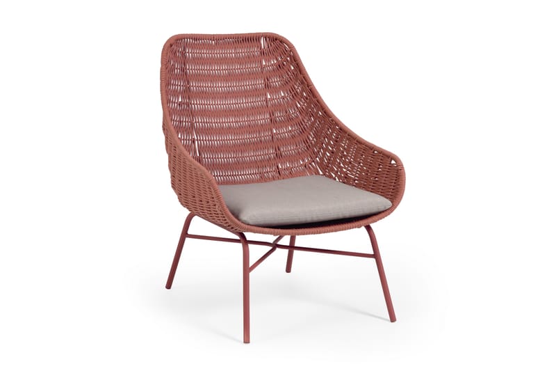 Abeli Loungelænestol Terracotta/Lyserød - La Forma - Møbler - Stole & lænestole - Lænestole