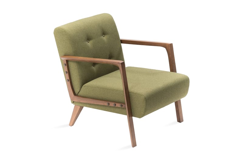 Barrion lænestol med armlæn - Grøn - Møbler - Stole & lænestole - Lænestole