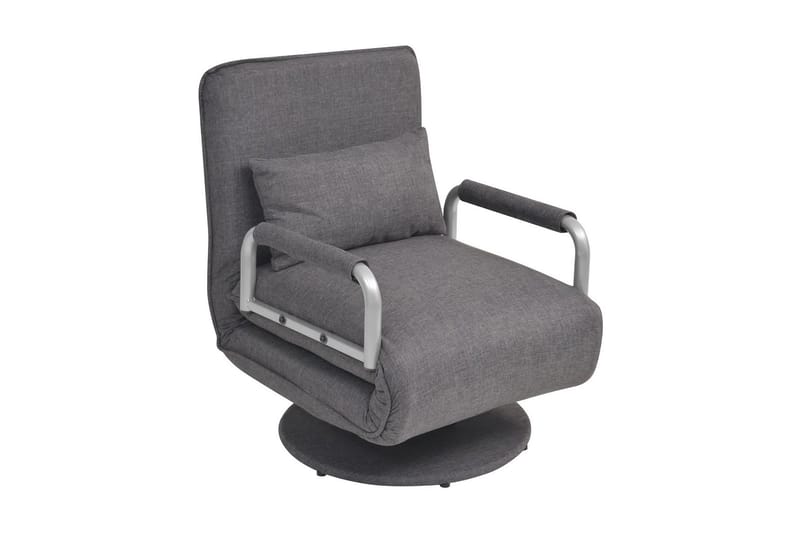 Drejestol Og Sofaseng Mørkegrå 60 X 75 X 80 Cm - Grå - Møbler - Stole & lænestole - Lænestole