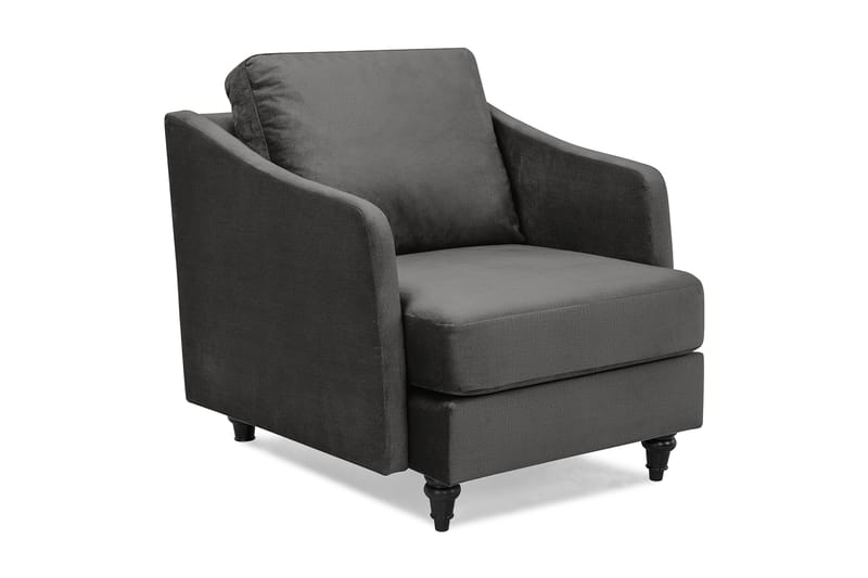 Mirage Lænestol - Mørkegrå Velour - Møbler - Stole & lænestole - Lænestole - Læderstol