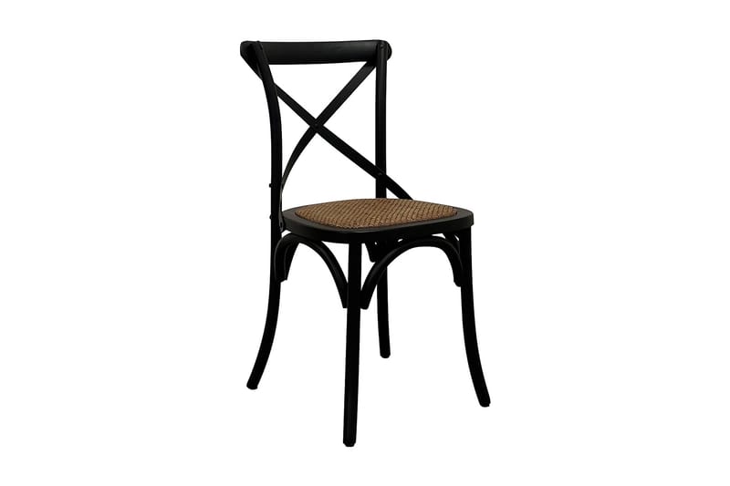 Alongi Spisebordsstol 2 stk - Sort - Møbler - Stole & lænestole - Spisebordsstole & køkkenstole
