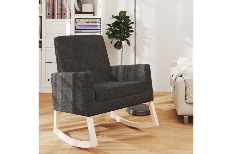 gyngestol stof sort - Sort - Møbler - Stole & lænestole - Roterende stole