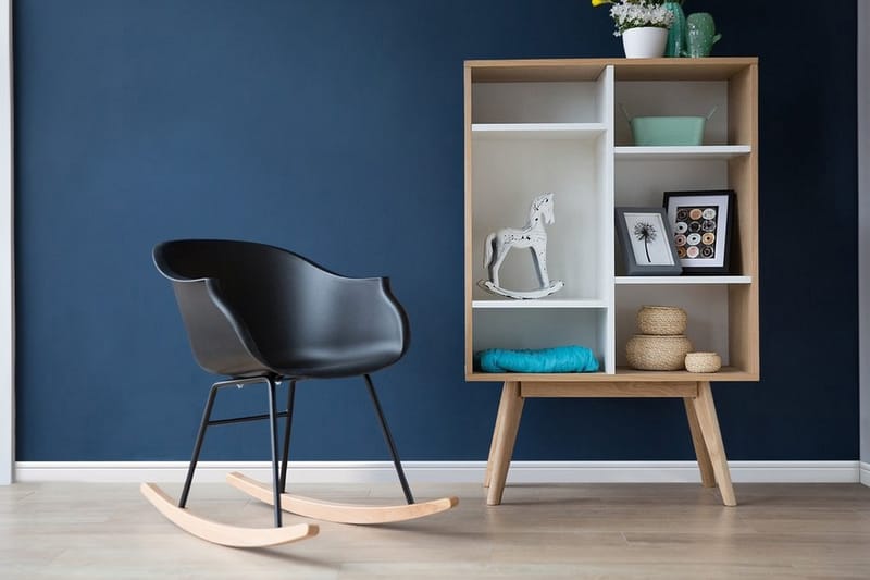 Harmony gyngestol - Sort - Møbler - Stole & lænestole - Roterende stole