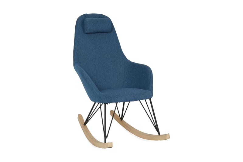Marzana Gyngestol - Blå - Møbler - Stole & lænestole - Roterende stole