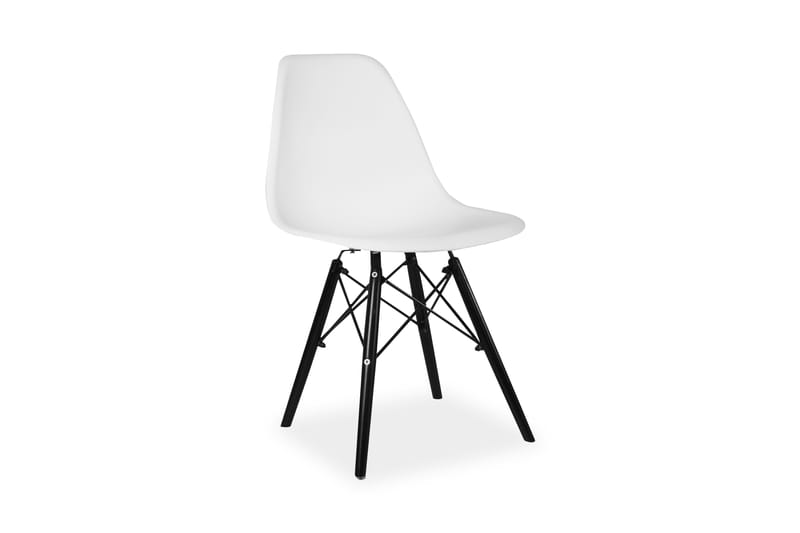 Andalen Stol - Hvid | Sort - Møbler - Stole & lænestole - Spisebordsstole & køkkenstole