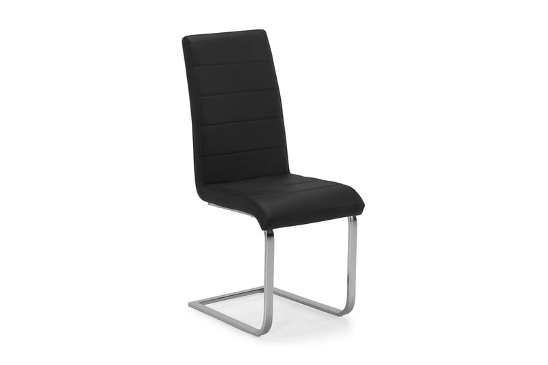 Cibus Spisebordsstol Kunstlæder - Sort/Krom - Møbler - Stole & lænestole - Spisebordsstole & køkkenstole