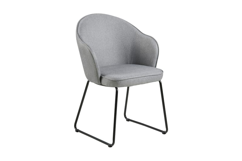 Cyne Spisebordsstol - Lysegrå/Sort - Møbler - Stole & lænestole - Spisebordsstole & køkkenstole