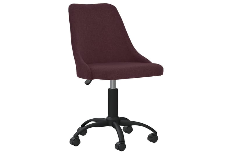 drejelige spisebordsstole 2 stk. stof lilla - Violet - Møbler - Stole & lænestole - Spisebordsstole & køkkenstole