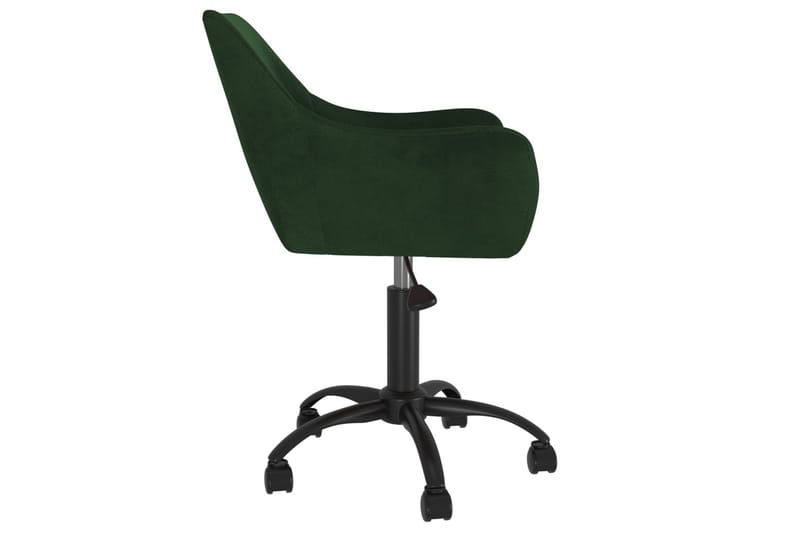 drejelige spisebordsstole 6 stk. fløjl mørkegrøn - Grøn - Møbler - Stole & lænestole - Spisebordsstole & køkkenstole