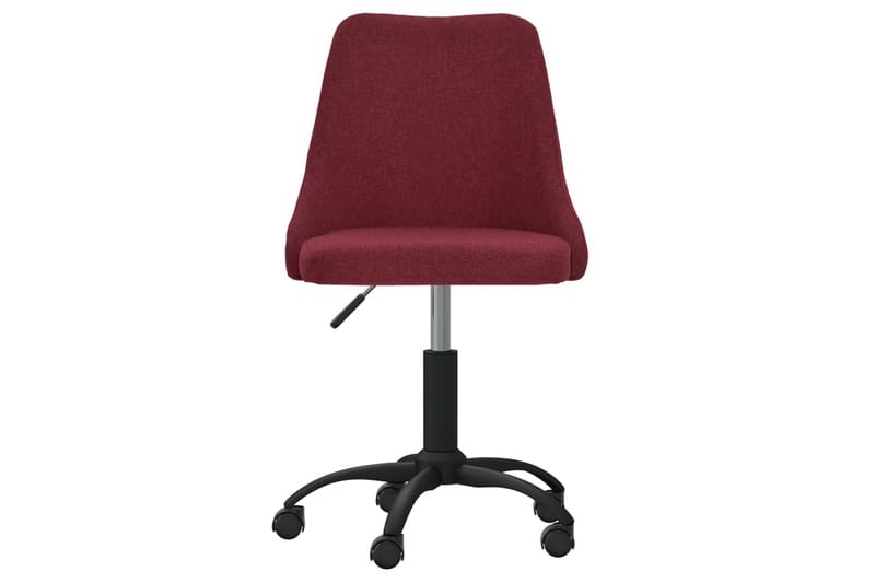 drejelige spisebordsstole 6 stk. stof vinrød - Rød - Møbler - Stole & lænestole - Spisebordsstole & køkkenstole