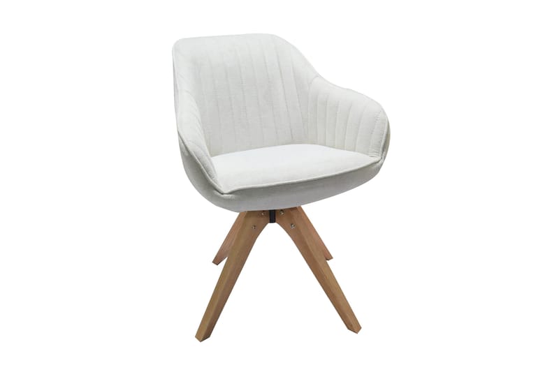 Erbach Armstol - Hvid/Lakeret Eg - Møbler - Stole - Spisebordsstole & køkkenstole