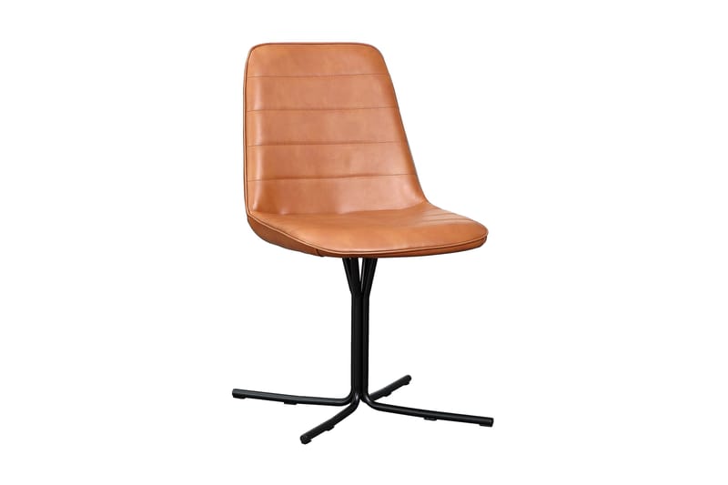 Geraci Spisebordsstol - Kunstlæder/Brun - Møbler - Stole & lænestole - Spisebordsstole & køkkenstole