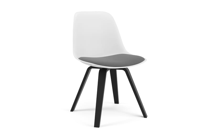 Grace Spisebordsstol 2-pak - Hvid/Sort - Møbler - Stole & lænestole - Spisebordsstole & køkkenstole