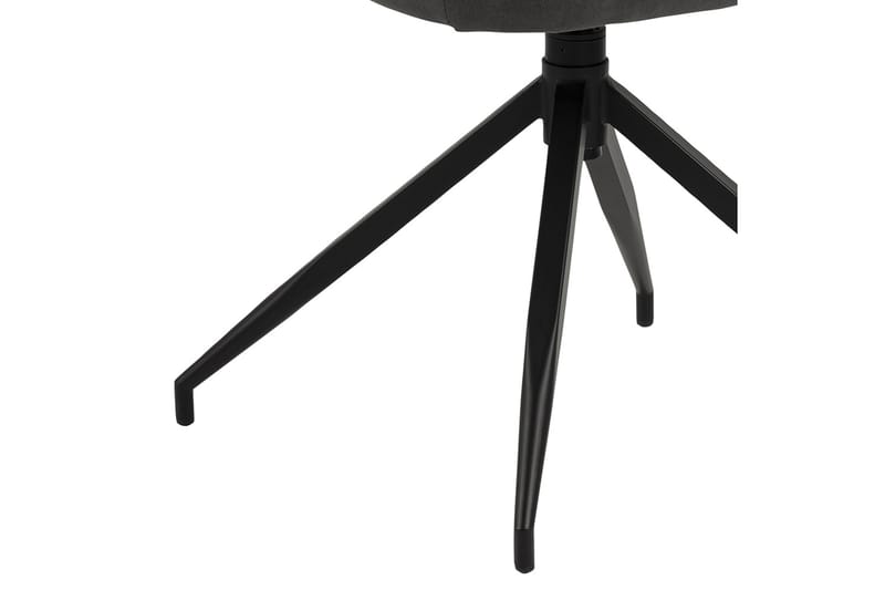 Harford Armstol Spindelben - Mørkegrå/Mat Sort - Møbler - Stole - Spisebordsstole & køkkenstole
