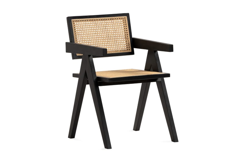Hetklaf Spisebordsstol - Sort/Natur - Møbler - Stole & lænestole - Spisebordsstole & køkkenstole
