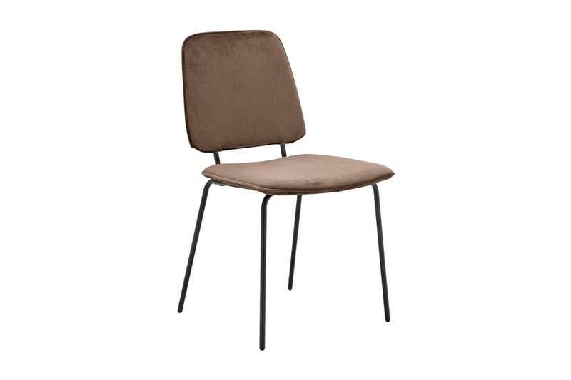Idril Spisebordstol Velour - Beige - Møbler - Stole & lænestole - Spisebordsstole & køkkenstole