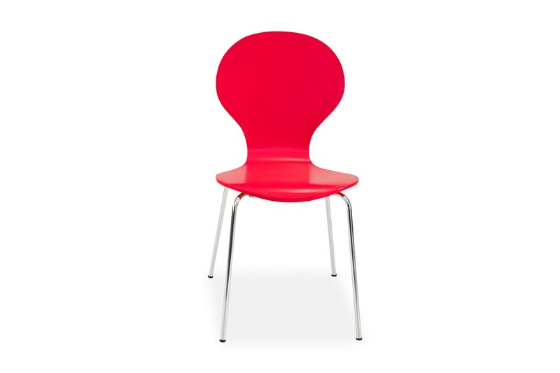Ikeda Spisebordsstol - Rød/Krom - Møbler - Stole & lænestole - Spisebordsstole & køkkenstole