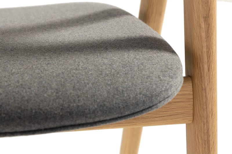 Jerup Spisebordstol Massivt Eg - Brun - Møbler - Stole & lænestole - Spisebordsstole & køkkenstole