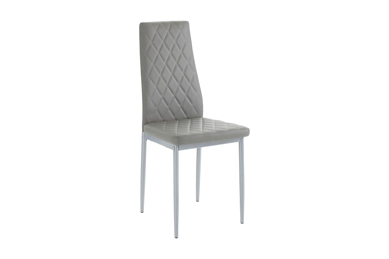 Juana Spisebordsstol - PU/Grå/Metal - Møbler - Stole & lænestole - Spisebordsstole & køkkenstole