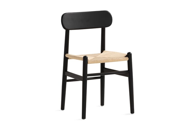 Kagstorp Spisebordsstol - Sort/Natur - Møbler - Stole & lænestole - Spisebordsstole & køkkenstole