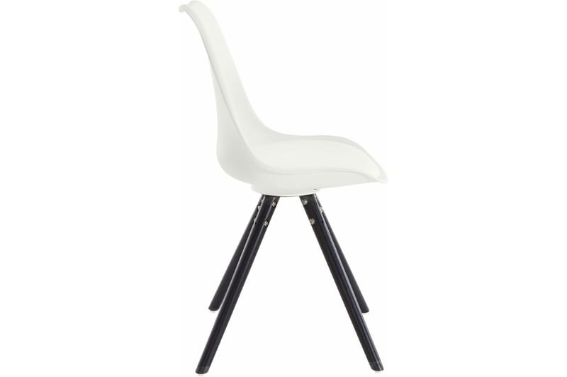 Malik spisebordsstol kunstlæder - hvid/eg - Møbler - Stole & lænestole - Spisebordsstole & køkkenstole