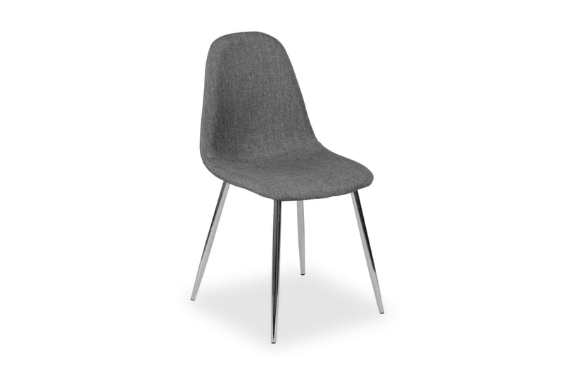 Nibe Spisebordsstol - Grå/Krom - Møbler - Stole & lænestole - Spisebordsstole & køkkenstole